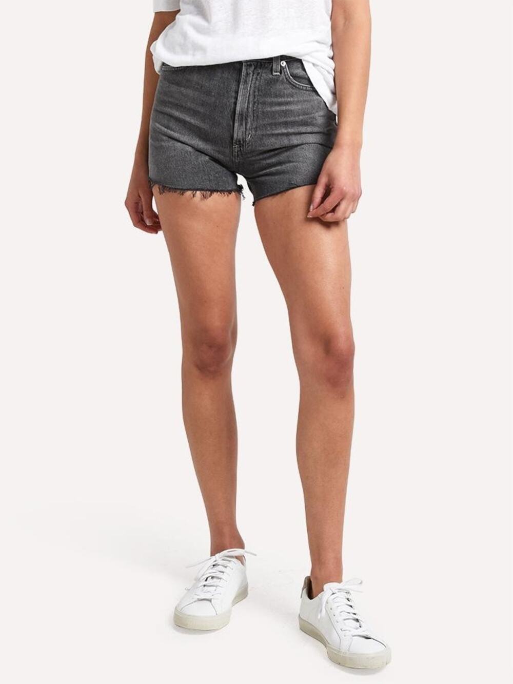 Citizens Of Humanity Kristen High Rise Short In Closer Black Size 25
